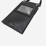 Saffiano race logo phonebag