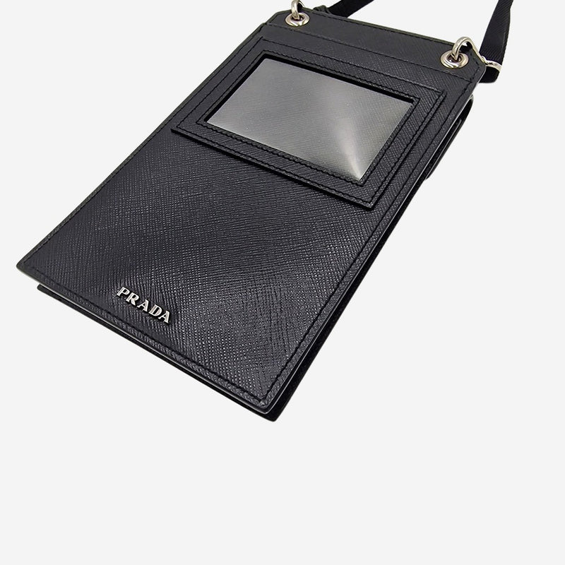 Saffiano race logo phonebag