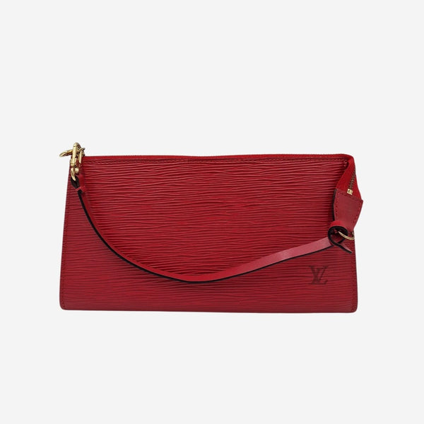 RØD EPI LÆDER POCHETTE ACCESSOIRES