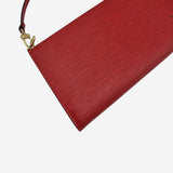 RØD EPI LÆDER POCHETTE ACCESSOIRES
