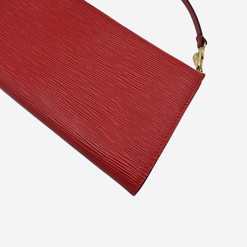 RØD EPI LÆDER POCHETTE ACCESSOIRES
