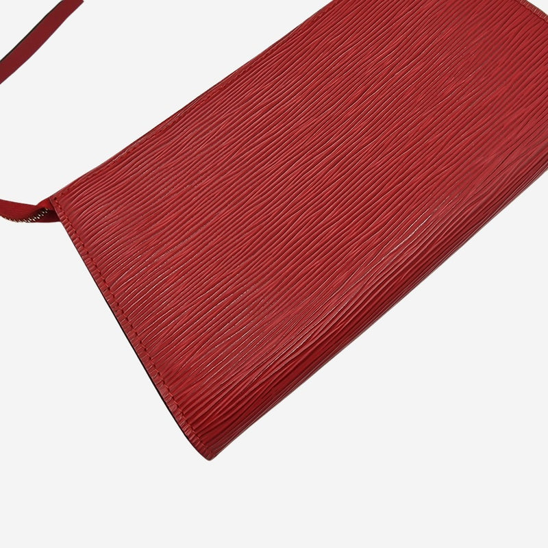 RØD EPI LÆDER POCHETTE ACCESSOIRES