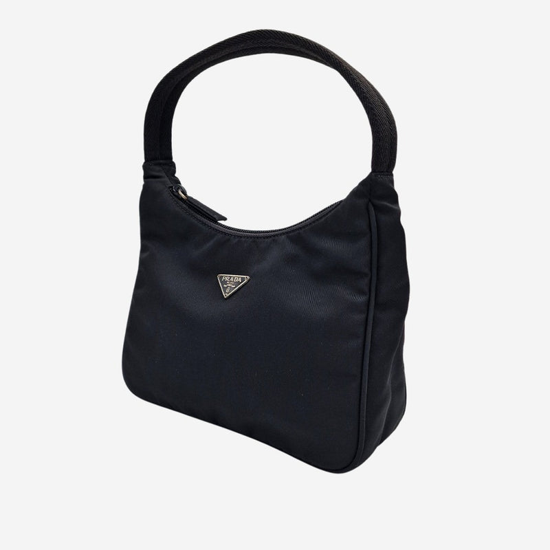 Sort Nylon Hobo