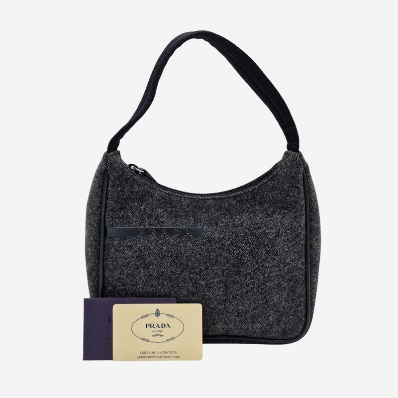 Grå wool Hobo