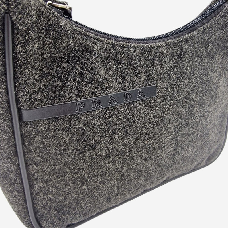 Grå wool Hobo