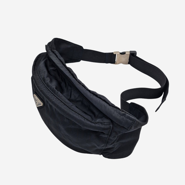 SORT NYLON BÆLTETASKE