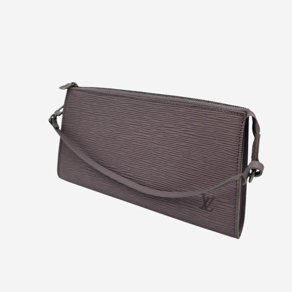 GRÅ EPI LÆDER POCHETTE ACCESSOIRES
