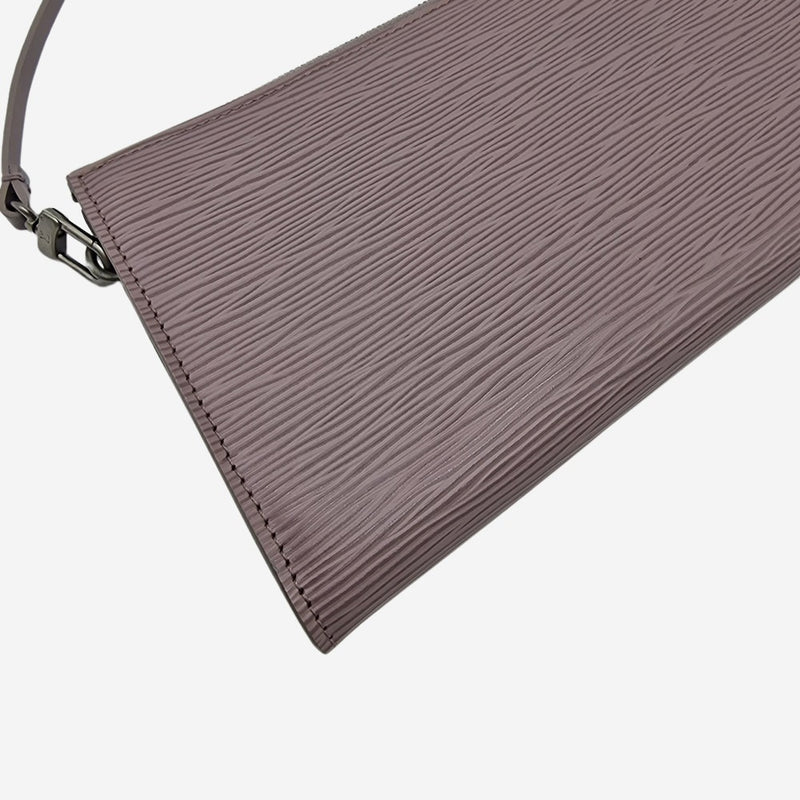 GRÅ EPI LÆDER POCHETTE ACCESSOIRES