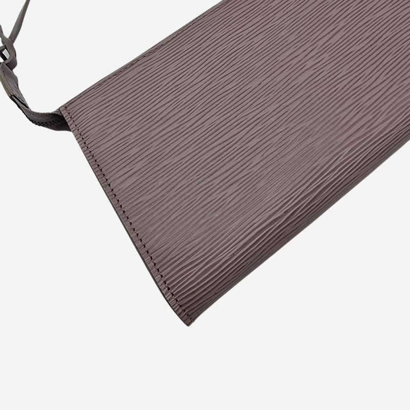 GRÅ EPI LÆDER POCHETTE ACCESSOIRES
