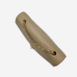 BEIGE VINTAGE KUVERT FLAP BAG