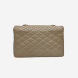 BEIGE VINTAGE KUVERT FLAP BAG