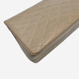 BEIGE VINTAGE KUVERT FLAP BAG