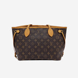 MONOGRAM CANVAS NEVERFULL PM