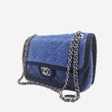 Paris-Salzburg medium wool single flap bag