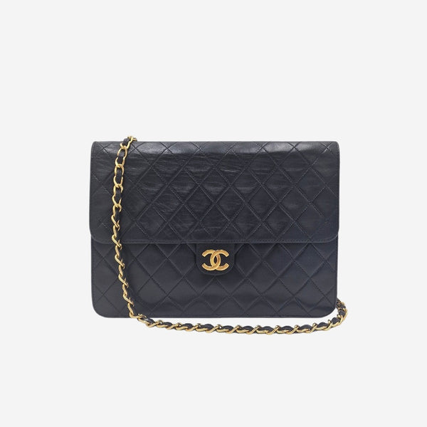 VINTAGE DIAMAND QUILTED FLAP BAG