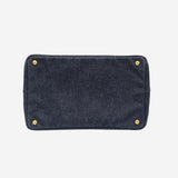 SORT DENIM CANAPA TOTE MEDIUM