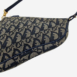 JACQUARD CANVAS SADDLE