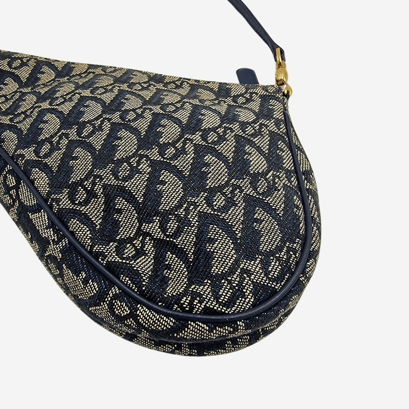 JACQUARD CANVAS SADDLE