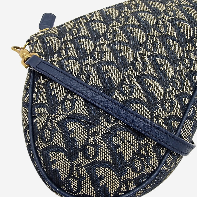 JACQUARD CANVAS SADDLE