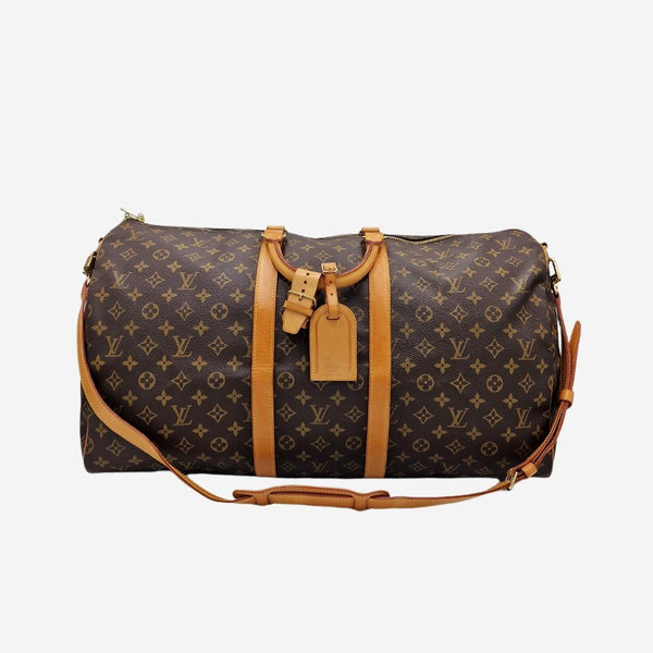 MONOGRAM CANVAS KEEPALL 55 BANDOULIERE