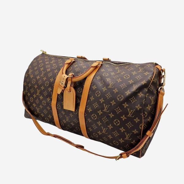 MONOGRAM CANVAS KEEPALL 55 BANDOULIERE