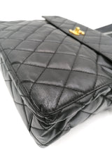 Sort CC Coated Canvas shoulder bag taske fra brand: CHANEL - We Do Vintage