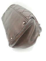 Brun CC Quilted handbag taske fra brand: CHANEL - We Do Vintage