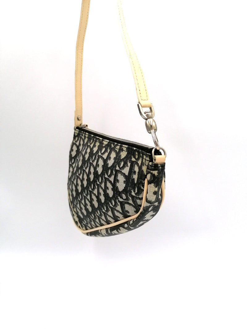 Coated Canvas Saddle Bag taske fra brand: DIOR - We Do Vintage
