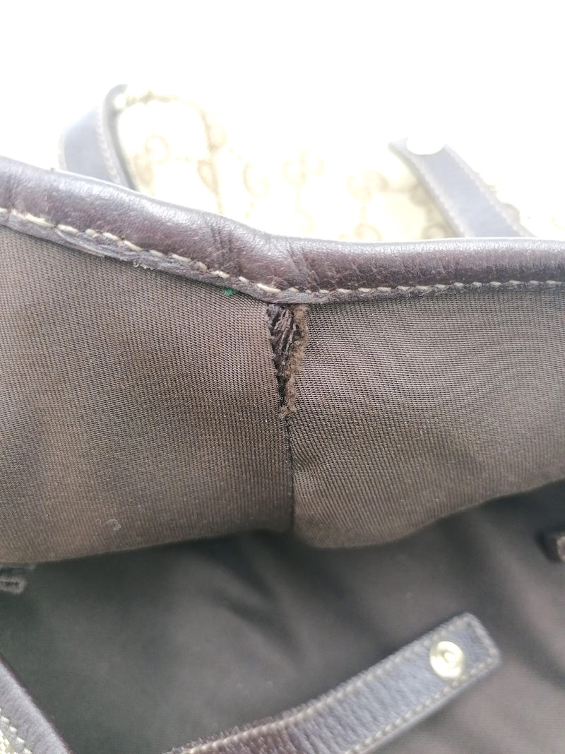 Abbey Diamant Canvas taske taske fra brand: GUCCI - We Do Vintage