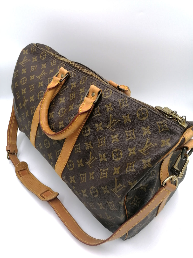 Monogram Canvas Keepall Bandouliere 45 taske fra brand: LOUIS VUITTON - We Do Vintage