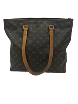 Monogram Canvas Cabas Mezzo taske fra brand: LOUIS VUITTON - We Do Vintage