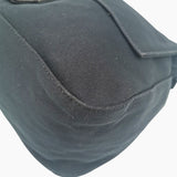 Sort canvas mamma baguette taske fra brand: FENDI - We Do Vintage