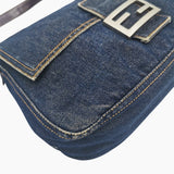 Denim mamma baguette taske fra brand: FENDI - We Do Vintage