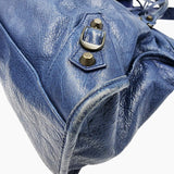 Blå city bag taske fra brand: BALENCIAGA - We Do Vintage