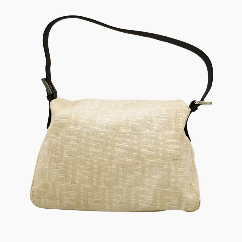 BEIGE ZUCCA MAMMA BAGUETTE taske fra brand: FENDI - We Do Vintage