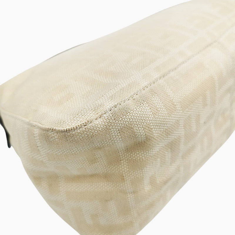 BEIGE ZUCCA MAMMA BAGUETTE taske fra brand: FENDI - We Do Vintage