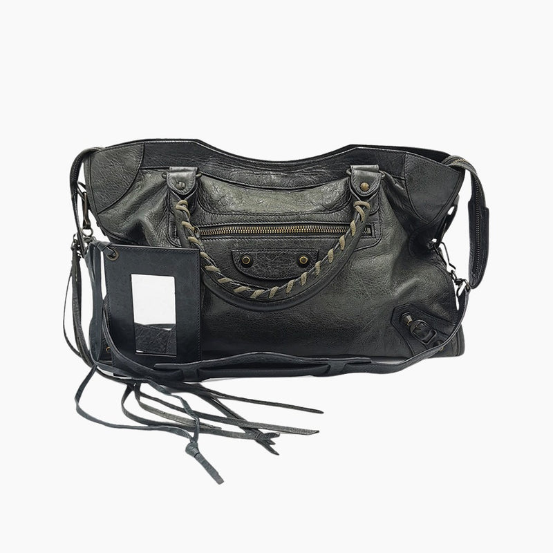 GRÅ CITY BAG taske fra brand: BALENCIAGA - We Do Vintage