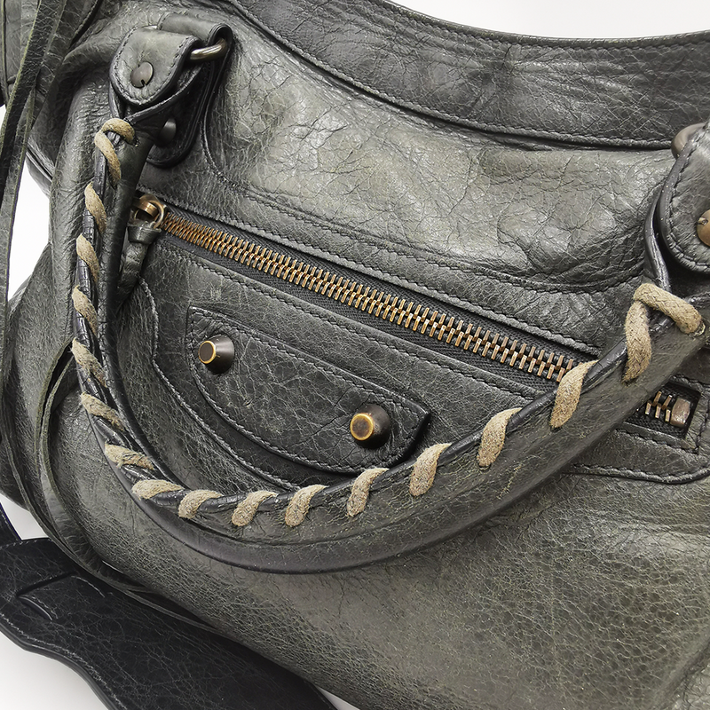 GRÅ CITY BAG taske fra brand: BALENCIAGA - We Do Vintage