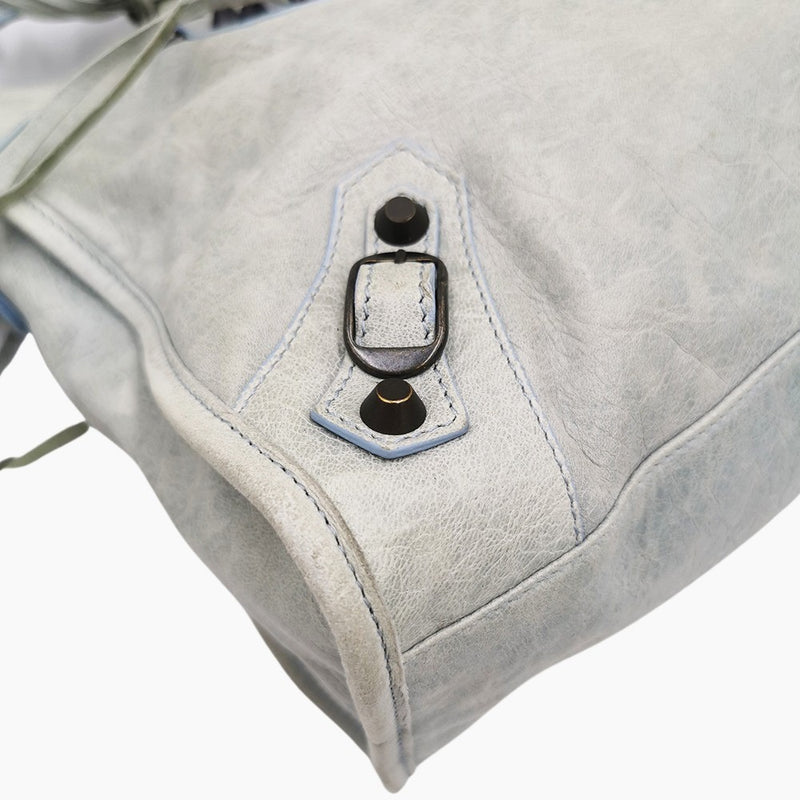 LYSEBLÅ CITY BAG taske fra brand: BALENCIAGA - We Do Vintage
