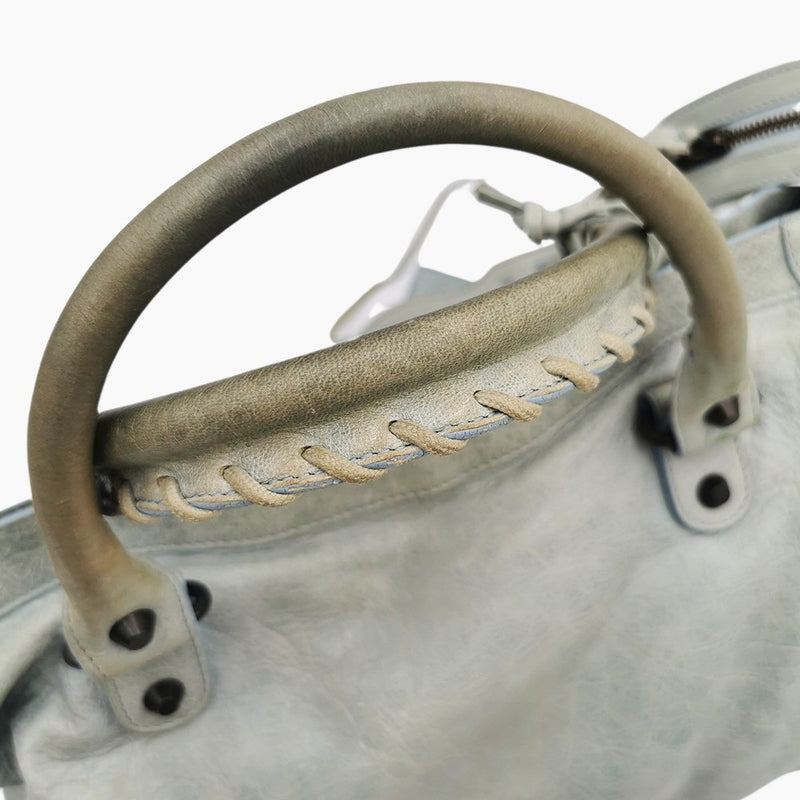 LYSEBLÅ CITY BAG taske fra brand: BALENCIAGA - We Do Vintage