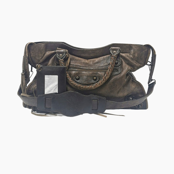 BRUN CITY BAG taske fra brand: BALENCIAGA - We Do Vintage