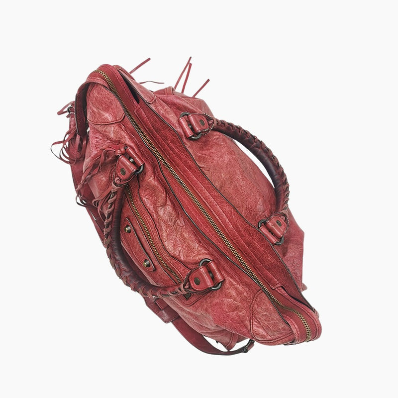 PINK/RØD CITY BAG taske fra brand: BALENCIAGA - We Do Vintage