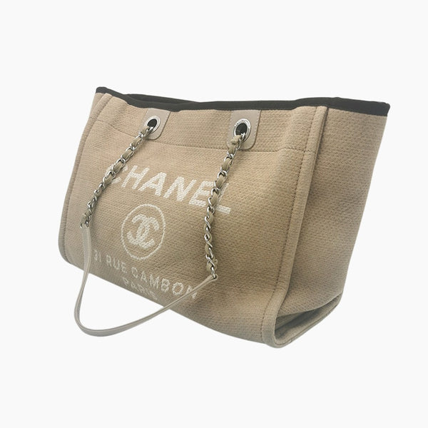 DEAUVILLE TOTE SMALL taske fra brand: CHANEL - We Do Vintage