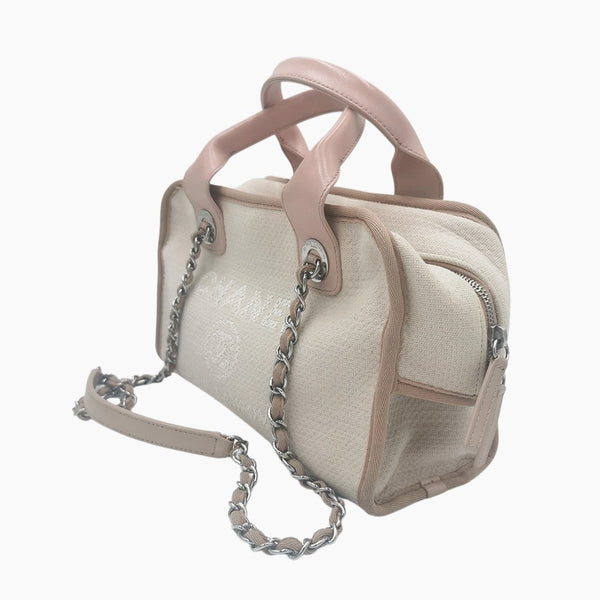 Deauville bowling bag taske fra brand: CHANEL - We Do Vintage