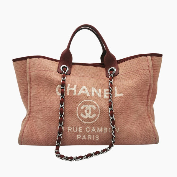 Deauville tote medium taske fra brand: CHANEL - We Do Vintage