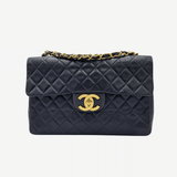 VINTAGE MAXI SINGLE CLASSIC FLAP BAG taske fra brand: CHANEL - We Do Vintage