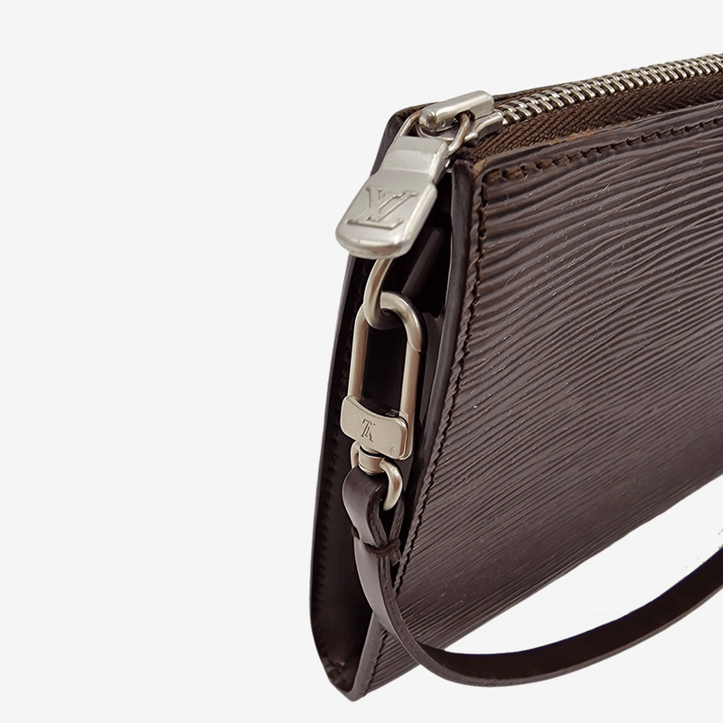BRUN EPI LÆDER POCHETTE ACCESSOIRES