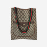 DIAMANTE CANVAS TOTE taske fra brand: GUCCI - We Do Vintage