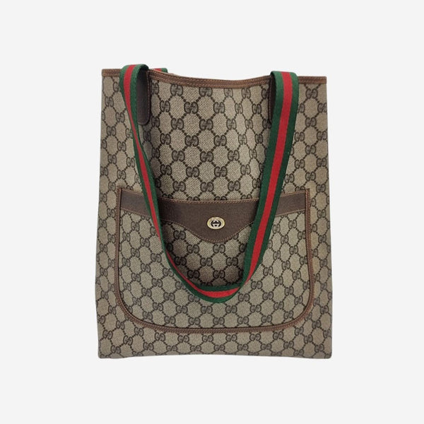 DIAMANTE CANVAS TOTE taske fra brand: GUCCI - We Do Vintage