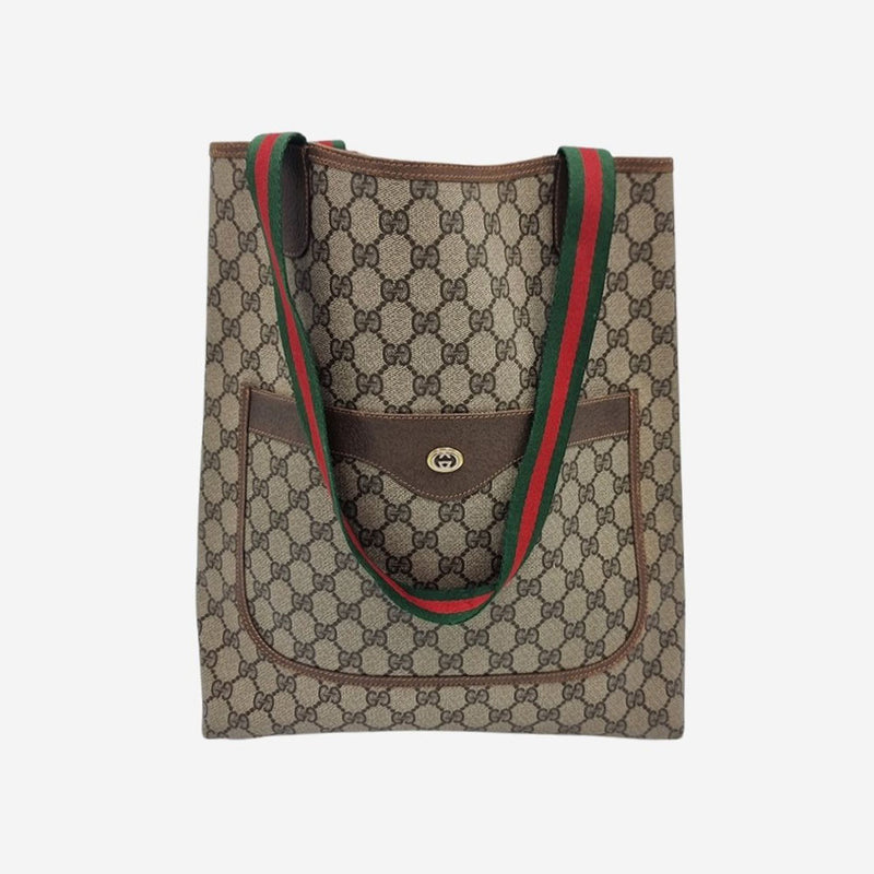 DIAMANTE CANVAS TOTE taske fra brand: GUCCI - We Do Vintage